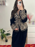 Karakou Bleu Nuit Velours Amrah