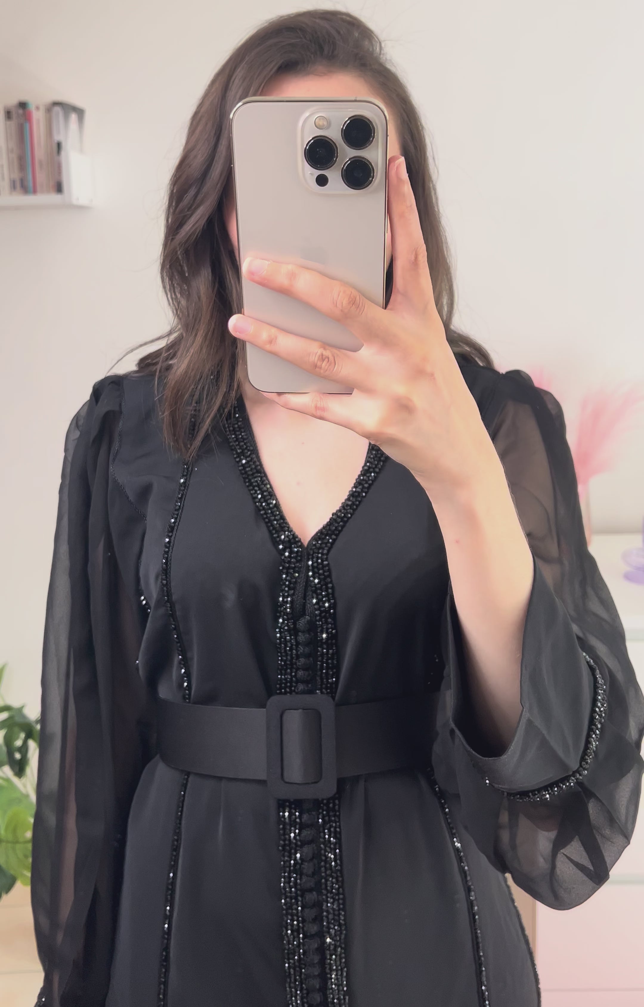 Caftan Noir Soirée